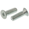 RS PRO Pozidriv Countersunk Steel Machine Screw M5 16mm Passivated Zinc Plated 553-475