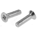 RS PRO Pozidriv Countersunk Steel Machine Screw 12mm M3 553-403