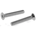 RS PRO Pozidriv Countersunk Steel Machine Screw 25 mm M4 553-453