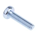 RS PRO Pozidriv Pan Steel Machine Screw 16 mm M4 553-554
