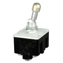 Honeywell Technologies Toggle Switch, Bushing Mount, On-On Operation, 4PDT, Screw Terminal, 28 V dc, 125 V ac 4TL1-3F