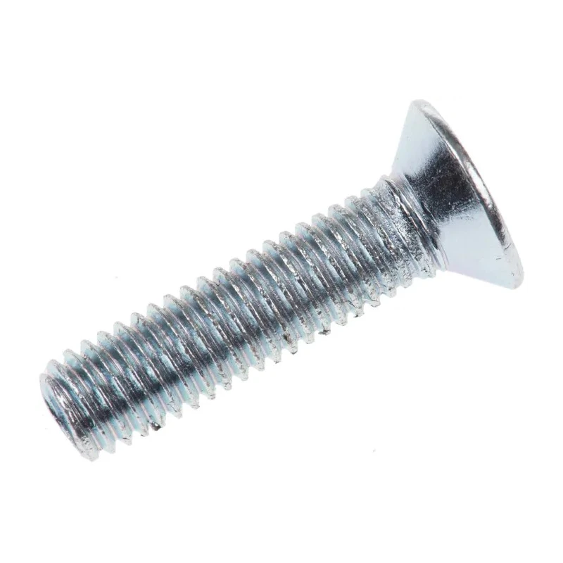 RS PRO Pozidriv Countersunk Steel Machine Screw M5 x 20mm Passivated Zinc Plated 553-481