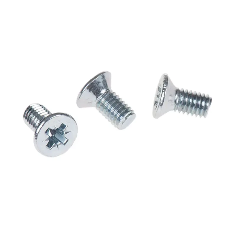 RS PRO Pozidriv Countersunk Steel Machine Screw M6 Thread 12 mm Length 553-504