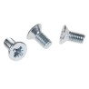 RS PRO Pozidriv Countersunk Steel Machine Screw M6 Thread 12 mm Length 553-504