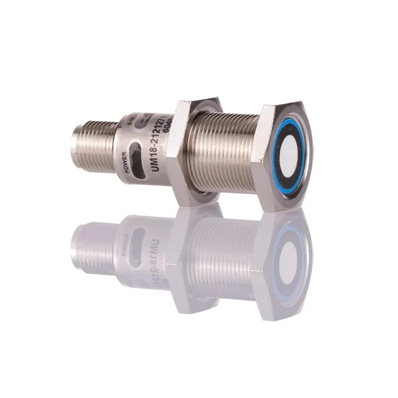 SICK Threaded Barrel Ultrasonic Proximity Sensor M18 350 mm 0/10 V Metal Housing UM18-212127111