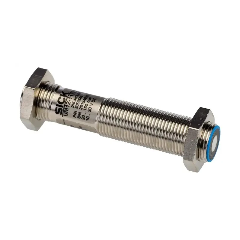 SICK Threaded Barrel Ultrasonic Proximity Sensor UM, M12 Thread Size, 150 mm Detection Range, 4 to 20 mA UM12-1172261