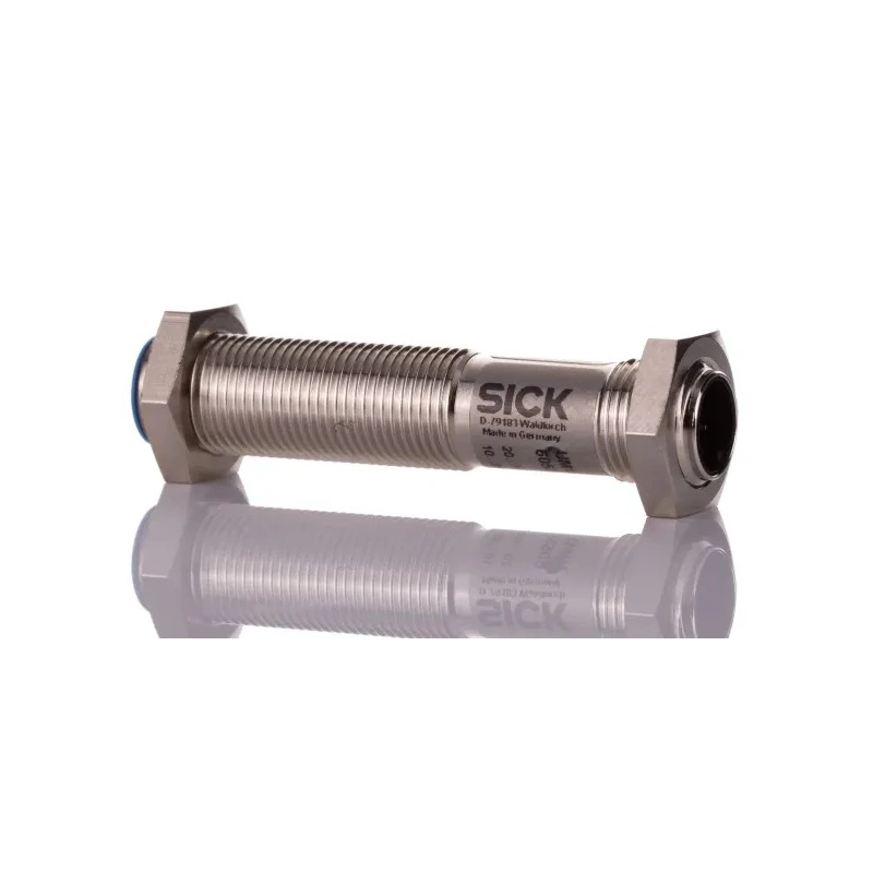 SICK Threaded Barrel Ultrasonic Proximity Sensor UM, M12 Thread Size, 150 mm Detection Range, 4 to 20 mA UM12-1172261