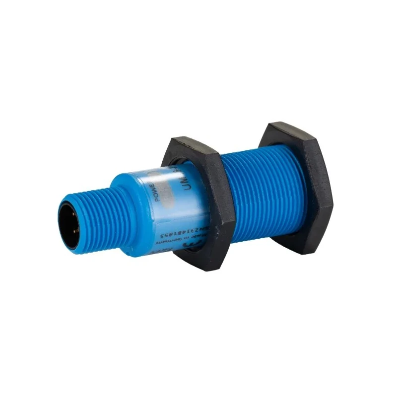 SICK Threaded Barrel Ultrasonic Proximity Sensor M18 x 1, 150 mm Detection Range, 200mA, PNP Output, 30 V dc UM18-217161101