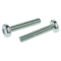 RS PRO Pozidriv Pan Steel Machine Screw 25 mm M5 553-649