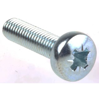 RS PRO Pozidriv Pan Steel Machine Screw 20 mm M5 553-633