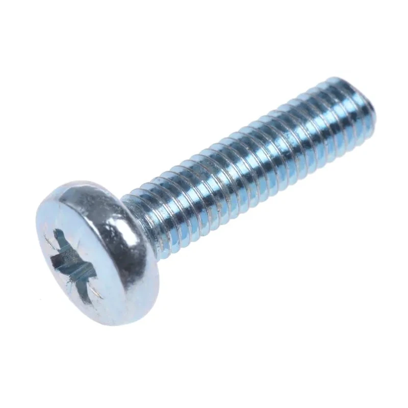 RS PRO Pozidriv Pan Steel Machine Screw 20 mm M5 553-633