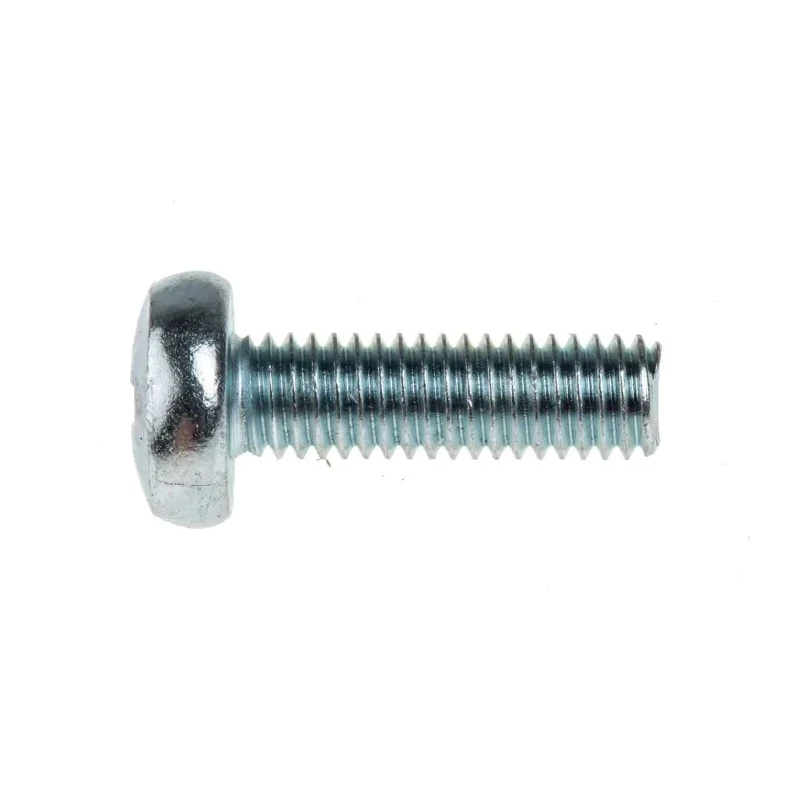 RS PRO Pozidriv Pan Steel Machine Screw M6 Thread Length 20 mm Passivated Zinc Plated 553-699