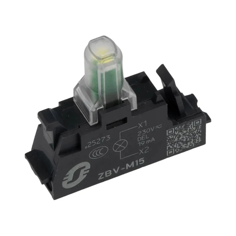Schneider Electric Harmony XB Series Light Block 230V White LED Light ZBVM15