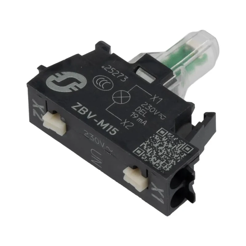 Schneider Electric Harmony XB Series Light Block 230V White LED Light ZBVM15