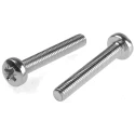 RS PRO Pozidriv Pan Steel Machine Screw 40 mm M6 553-712
