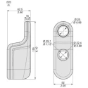 Schneider Electric Harmony XB Series Light Block 12V White LED Screw Clamp Terminal ZBVJ15