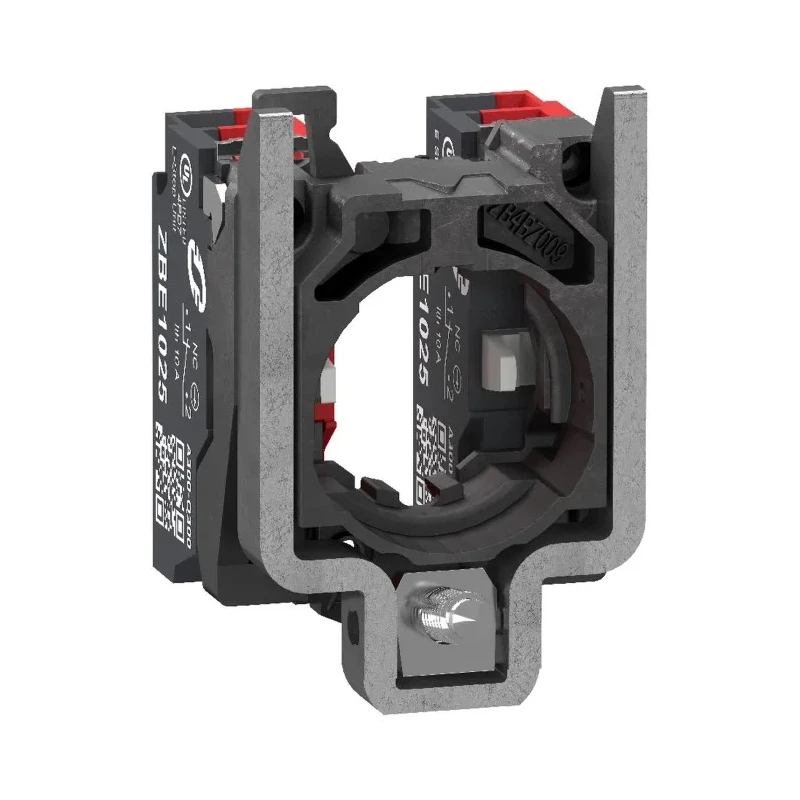 Schneider Electric Harmony XB4 Series Contact Block 2 NC Screw Terminal 10A Current Rating ZB4BZ1045