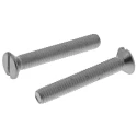 RS PRO Slot Countersunk Steel Machine Screw M3 Thread 20mm Length 553-863