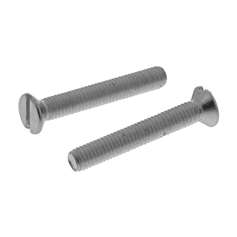 RS PRO Slot Countersunk Steel Machine Screw M3 Thread 20mm Length 553-863