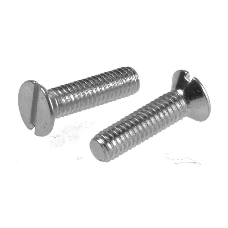 RS PRO Slot Countersunk Steel Machine Screw 16 mm M4 553-885