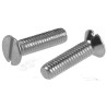 RS PRO Slot Countersunk Steel Machine Screw 16 mm M4 553-885