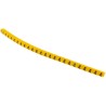 HellermannTyton Helagrip Slide-On Cable Marker, Black Legend "4", Yellow PVC Marker, 1-3 mm Cable Diameter, 901-10348