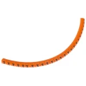 HellermannTyton Pre-Printed Slide-On Cable Marker Black Legend "3" for 1-3 mm Cable Diameter, PVC Material 901-10347