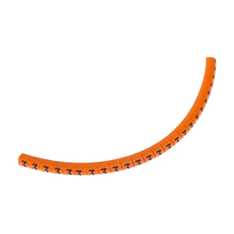 HellermannTyton Pre-Printed Slide-On Cable Marker Black Legend "3" for 1-3 mm Cable Diameter, PVC Material 901-10347