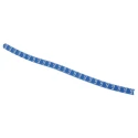 HellermannTyton Helagrip Slide-On Cable Marker, Pre-Printed Legend "6", White on Blue, 1 to 3 mm Cable Diameter 901-10350
