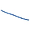HellermannTyton Helagrip Slide-On Cable Marker, Pre-Printed Legend "6", White on Blue, 1 to 3 mm Cable Diameter 901-10350