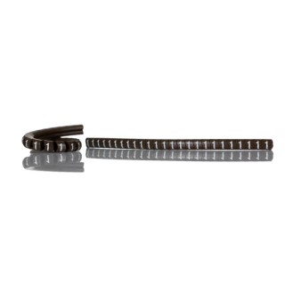 HellermannTyton Helagrip Slide-On Pre-Printed Cable Marker White Legend, 1 mm to 3 mm Cable Diameter, PVC 901-10345