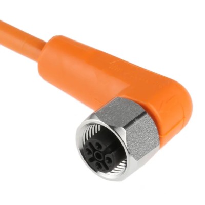 ifm electronic Sensor Actuator Cable Female 4 way M12 Connector to Unterminated Free End 10 m Cable EVT005