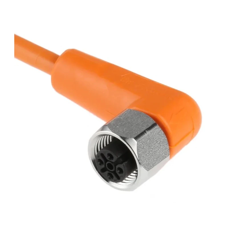 ifm electronic Sensor Actuator Cable Female 4 way M12 Connector to Unterminated Free End 10 m Cable EVT005