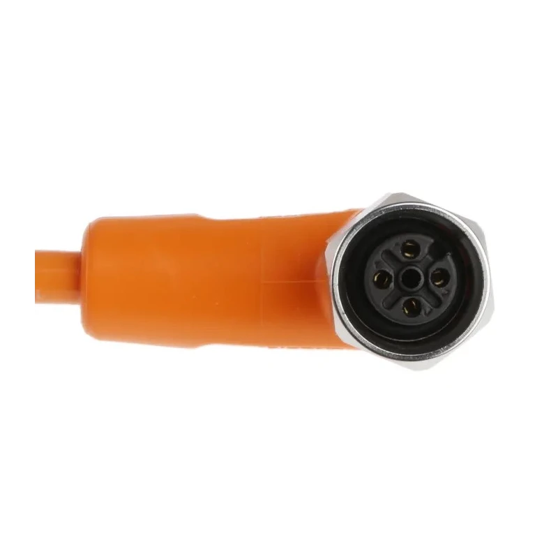 ifm electronic Sensor Actuator Cable Female 4 way M12 Connector to Unterminated Free End 10 m Cable EVT005