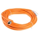 ifm electronic Sensor Actuator Cable Female 4 way M12 Connector to Unterminated Free End 10 m Cable EVT005