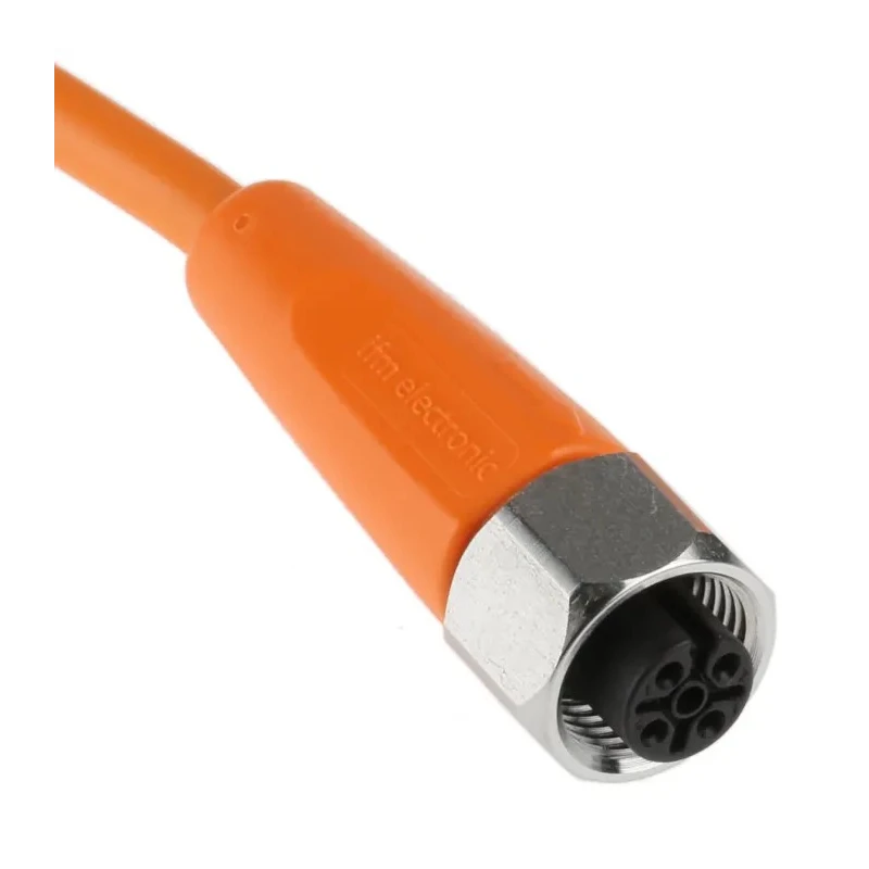ifm electronic Female 4 Way M12 to Unterminated Free End Sensor Actuator Cable 10m Voltage 250, 300V AC EVT002