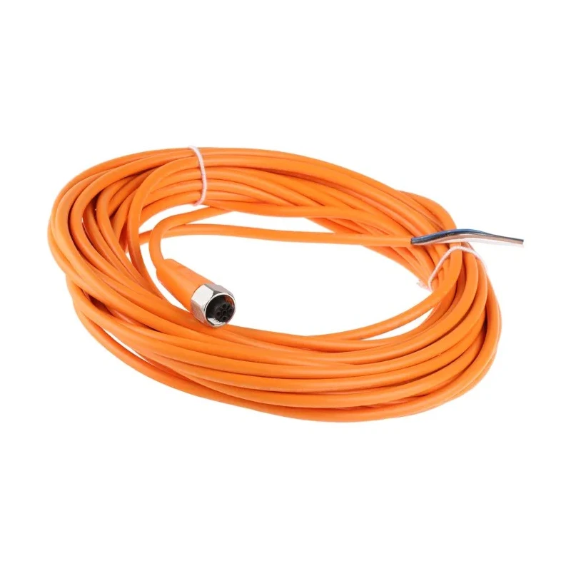 ifm electronic Female 4 Way M12 to Unterminated Free End Sensor Actuator Cable 10m Voltage 250, 300V AC EVT002