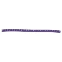 HellermannTyton Helagrip Slide-On Cable Marker, Pre-printed Legend "7", White on Violet, 1 to 3 mm Cable Diameter, 901-10351