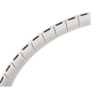 HellermannTyton Helagrip Slide-On Cable Marker Pre-Printed Black Legend on White Polyvinyl Chloride, 1–3 mm Cable 901-10355