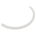 HellermannTyton Helagrip Slide-On Cable Marker Pre-Printed Black Legend on White Polyvinyl Chloride, 1–3 mm Cable 901-10355