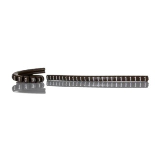 HellermannTyton Helagrip Slide-On Cable Marker, Pre-Printed "1", Brown Marker Colour, White Legend, Fits 2 to 5 mm 901-10357