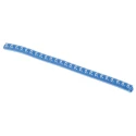 HellermannTyton Helagrip Slide-On Cable Marker, Pre-Printed Legend "6", White on Blue, PVC, 2-5mm Cable Diameter 901-10362