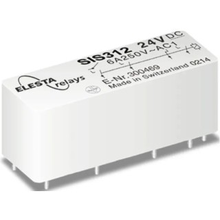 Elesta PCB Force Guided Relay 24V DC Coil Voltage SIS 312 24VDC