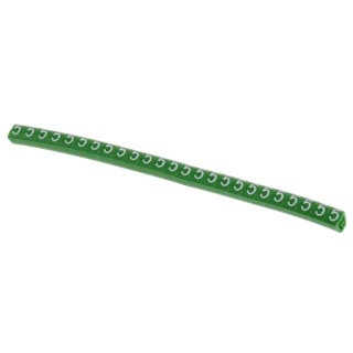 HellermannTyton Helagrip Slide-On Cable Marker, White, Pre-printed "5", 5 mm Cable, 2 mm Cable, Polyvinyl Chloride 901-10361