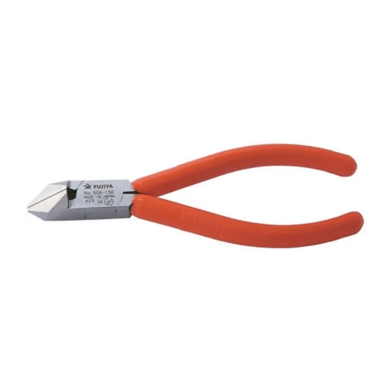 FUJIYA Diagonal Oblique Wire Cutter 150mm, Maximum Cutting Capacity 2.6mm 50A-150