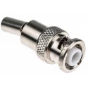 Radiall BNC Series Coaxial Connector Cable Male BNC, 50 Ω, Straight Body Crimp R316072000