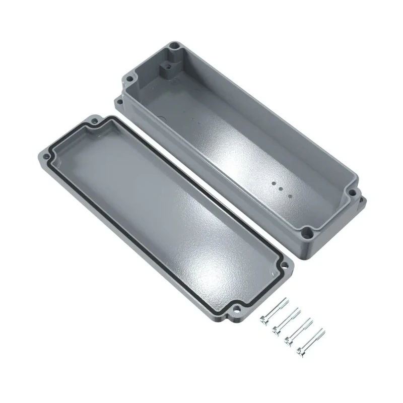 Rose Die Cast Aluminium Enclosure Standard Series Grey Lid IP66 IK09 185mm x 185mm x 64mm 01061900