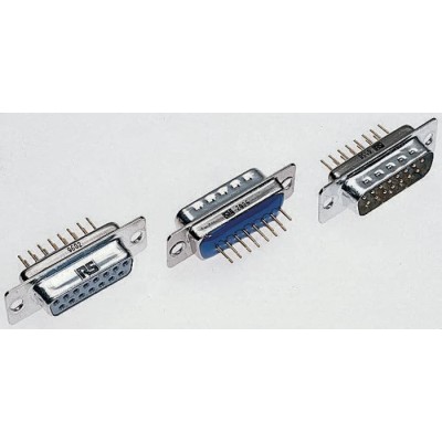 Cinch FD 37 Way Straight Through Hole D-Sub Connector Male 200V 5A FDCB-37P1AENTI2/1