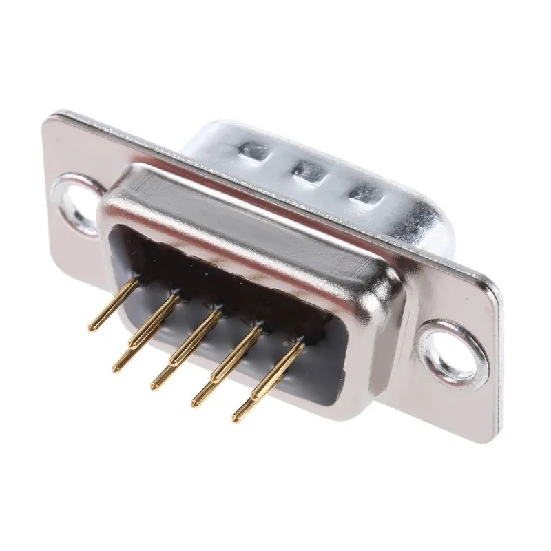 Cinch FD 9 Way Straight 2.76 mm Pitch Through Hole D-Sub Connector Male FDE-9P0L2TI2/1