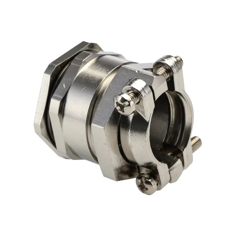 Lapp SKINDICHT Series 10 Cable Gland, Nickel-Plated Brass, PG29 Thread Size, Cable Diameter 20mm to 27mm 52005570+52003550